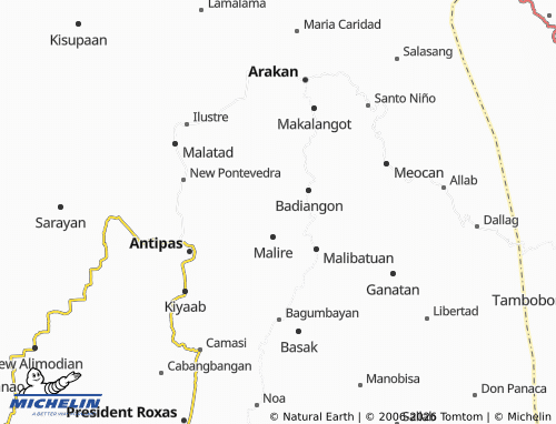 MICHELIN Camutan map - ViaMichelin