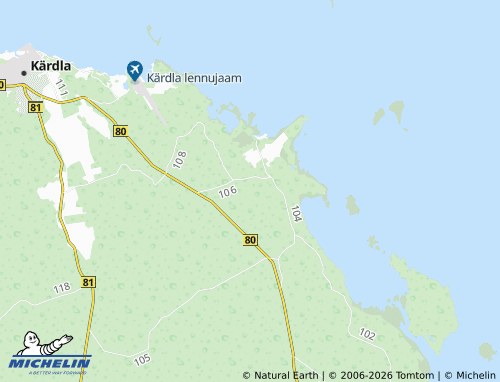 Mapa MICHELIN Pühalepa-Harju - ViaMichelin
