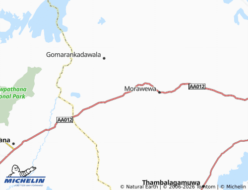 Carte MICHELIN Nochchikulama - ViaMichelin