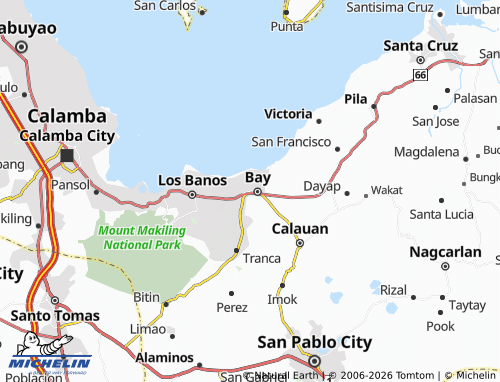 MICHELIN Calo map - ViaMichelin
