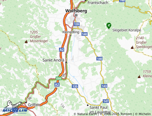 MICHELIN Siebending map - ViaMichelin
