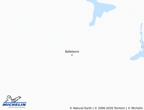 Carte MICHELIN Belleterre - ViaMichelin