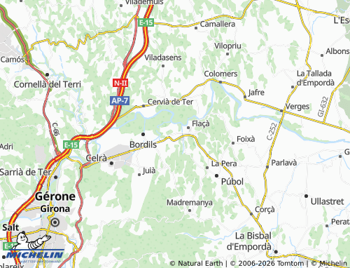 Carte MICHELIN Sant Joan de Mollet - ViaMichelin