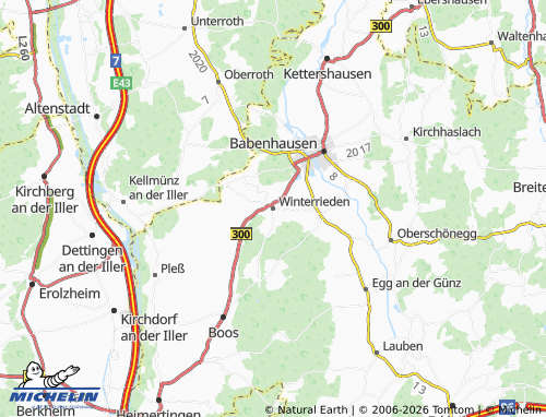 MICHELIN Winterrieden map - ViaMichelin
