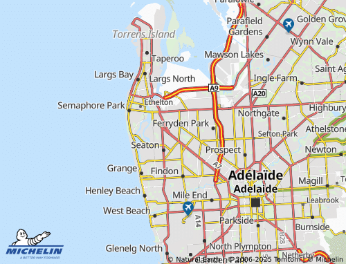 MICHELIN Cheltenham map - ViaMichelin