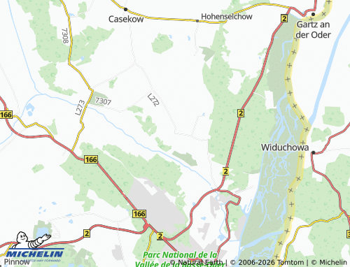 MICHELIN Kunow map - ViaMichelin