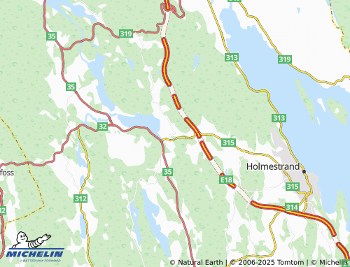 MICHELIN Hillestad map - ViaMichelin