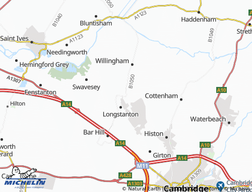 Carte MICHELIN Northstowe - ViaMichelin