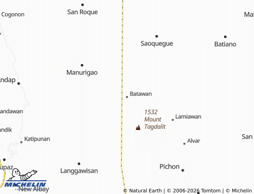 MICHELIN Batawan map - ViaMichelin