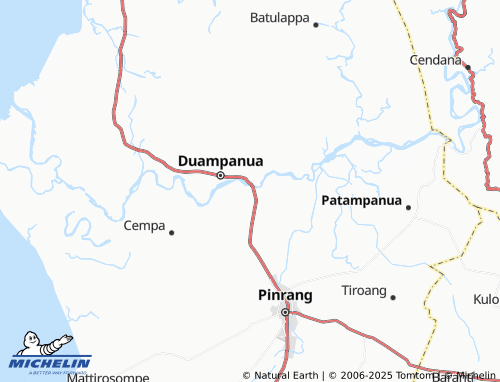 MICHELIN Pincara map - ViaMichelin