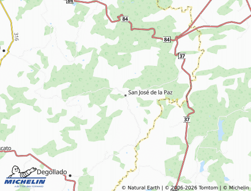 Mappa MICHELIN San José de la Paz - ViaMichelin