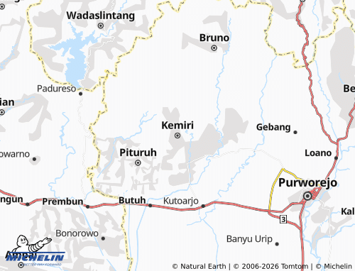 MICHELIN-Landkarte Kemiri - ViaMichelin