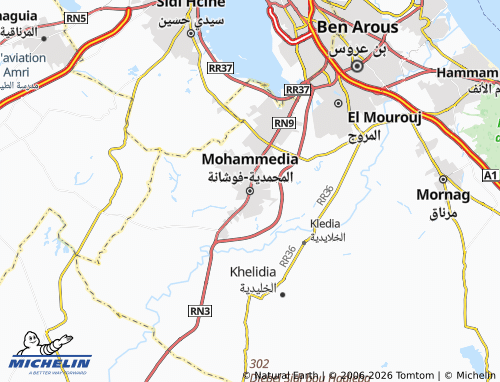 Mapa MICHELIN al-Muhamadiyyah - Foushanah - ViaMichelin