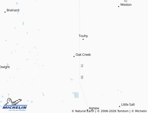 Mappa MICHELIN Oak Creek - ViaMichelin