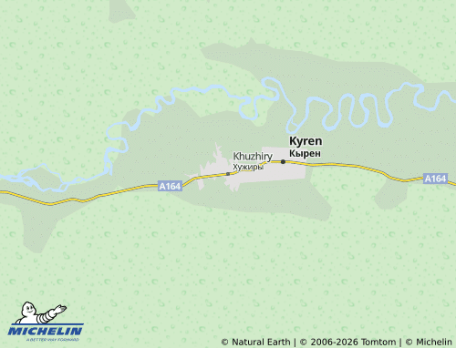 MICHELIN-Landkarte Khuzhiry - ViaMichelin