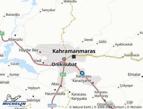 MICHELIN Duraklı map - ViaMichelin