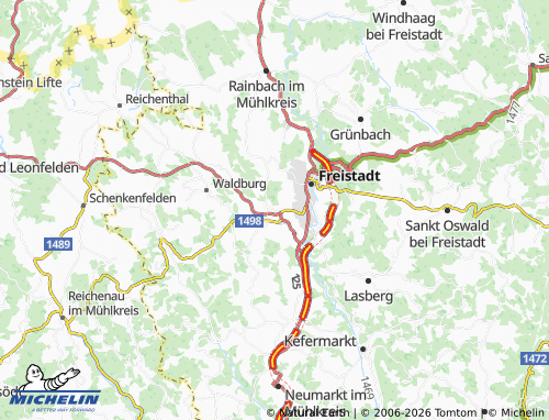 Mapa MICHELIN Sankt Peter - ViaMichelin
