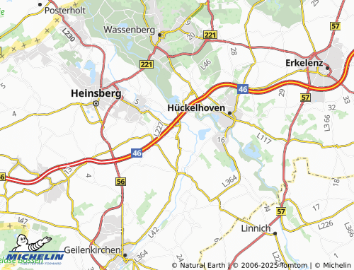 MICHELIN Porselen map - ViaMichelin