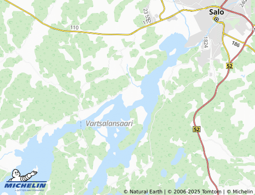 Mapa MICHELIN Vartsala - ViaMichelin