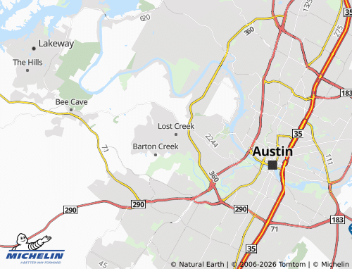 Mapa MICHELIN Lost Creek - ViaMichelin