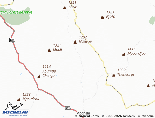 MICHELIN Chatewa map - ViaMichelin