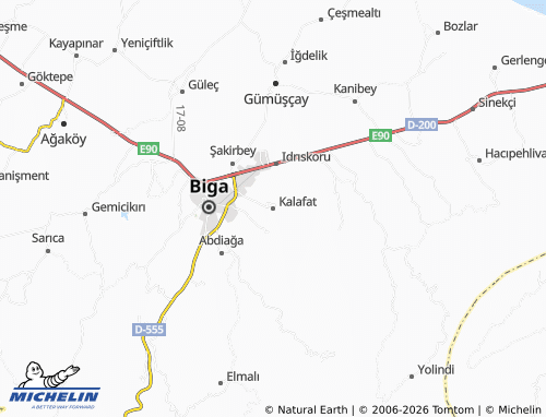 Mappa MICHELIN Kalafat - ViaMichelin