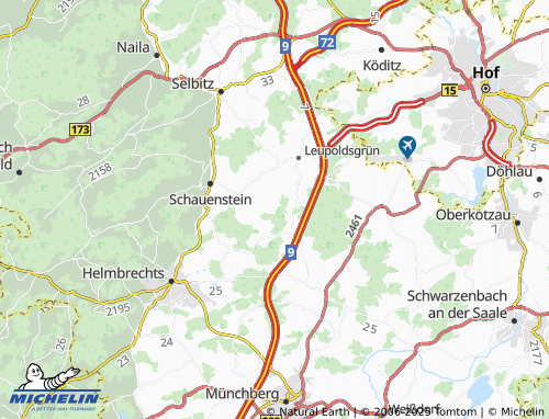 MICHELIN Pinzig map - ViaMichelin
