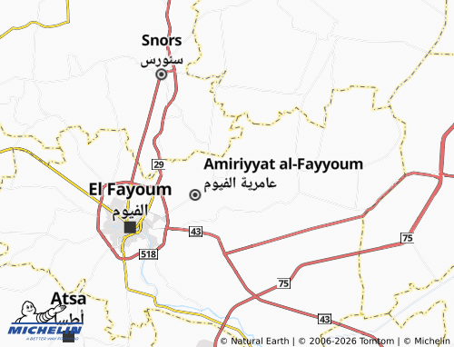 Carte MICHELIN al-Edwah - ViaMichelin