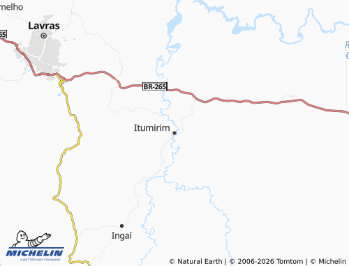 Mapa MICHELIN Itumirim - ViaMichelin