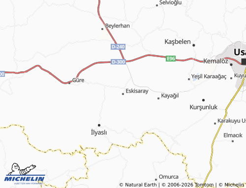 MICHELIN Eskisaray map - ViaMichelin
