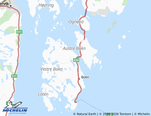 Mappa MICHELIN Alvestadkroken - ViaMichelin