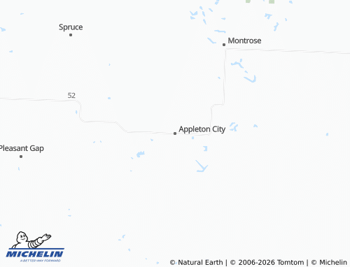 Mappa MICHELIN Appleton City - ViaMichelin