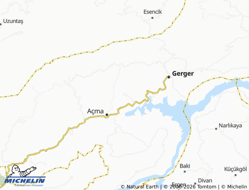 MICHELIN Dağdeviren map - ViaMichelin