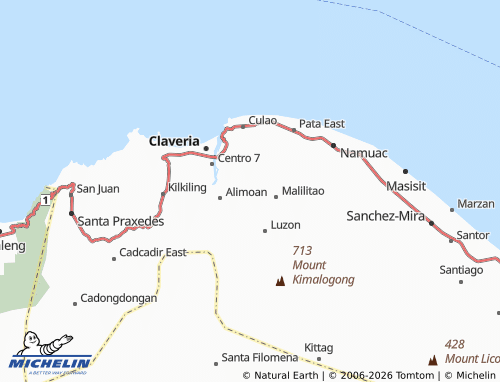 Mappa MICHELIN Bacsay Mapulapula - ViaMichelin