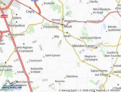 MICHELIN Bray-la-Campagne map - ViaMichelin