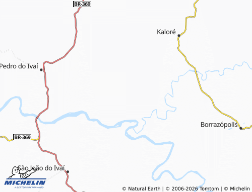 MICHELIN Juciara map - ViaMichelin