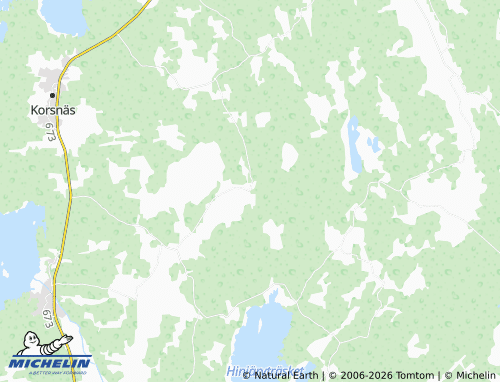 MICHELIN Bjurbäck map - ViaMichelin
