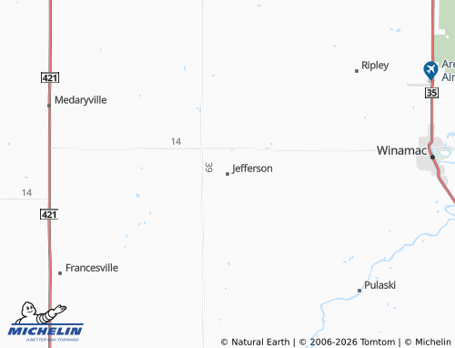 Mappa MICHELIN Jefferson - ViaMichelin