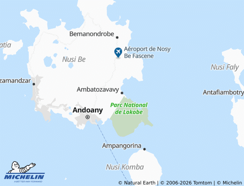 Mappa MICHELIN Ambatozavavy - ViaMichelin