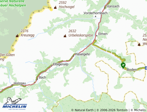 Mappa MICHELIN Häselgehr - ViaMichelin