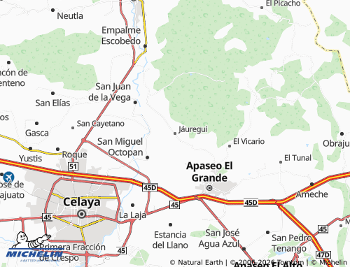 MICHELIN Jáuregui map - ViaMichelin