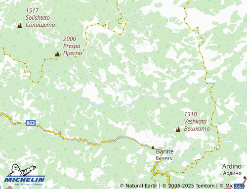 MICHELIN Davidkovo map - ViaMichelin