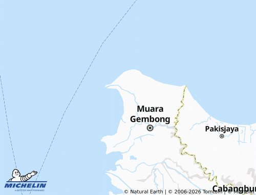 MICHELIN Pantai Bahagia map - ViaMichelin