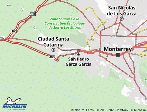 Mappa MICHELIN Lázaro Garza Ayala - ViaMichelin