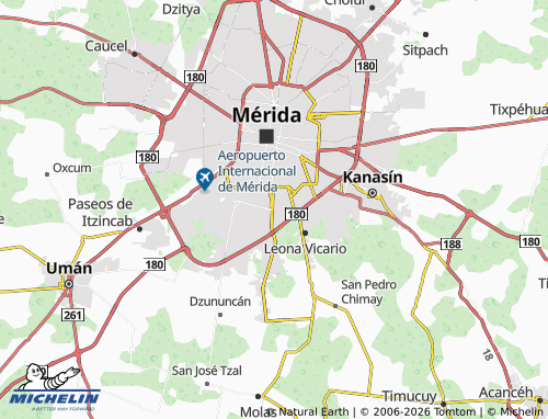 MICHELIN Cinco Colonias map - ViaMichelin