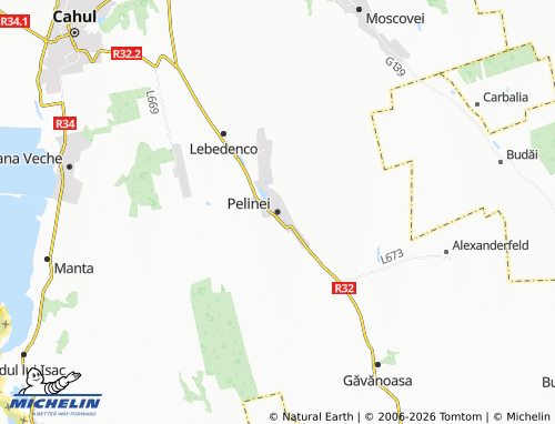 Carte MICHELIN Pelinei - ViaMichelin