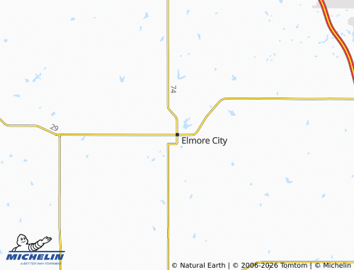 Carte MICHELIN Elmore City - ViaMichelin