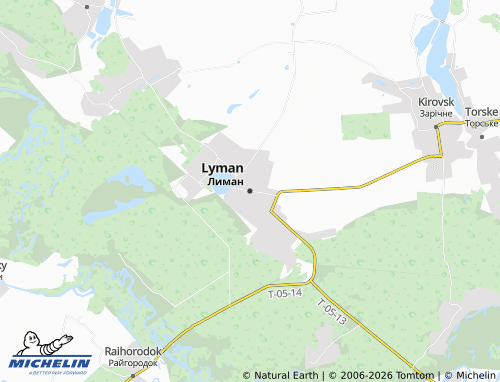 Mappa MICHELIN Lyman - ViaMichelin