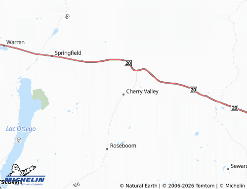 Mappa MICHELIN Cherry Valley - ViaMichelin