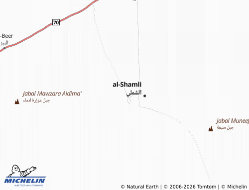 MICHELIN-Landkarte al-Wadi - ViaMichelin